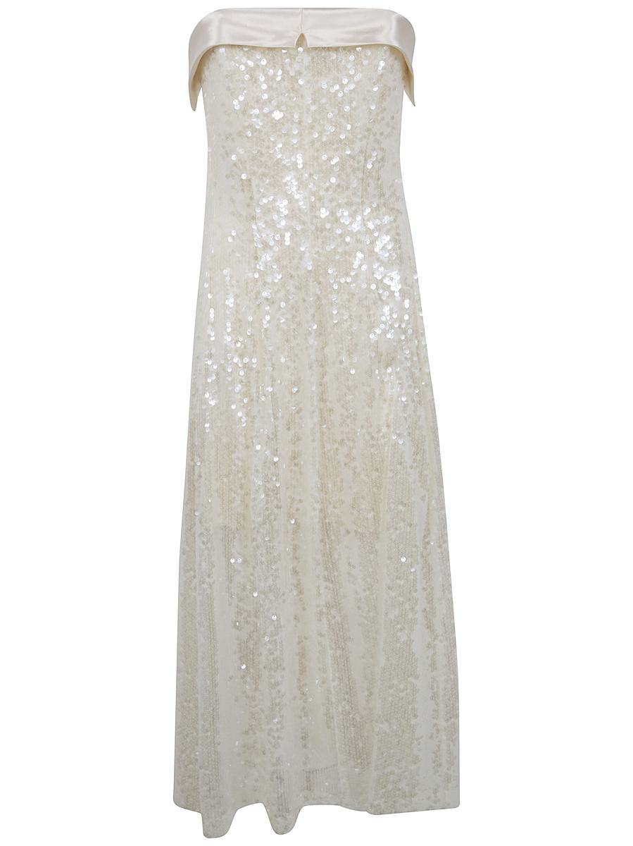 Alberta Ferretti Midi Sequins Dress Clothing