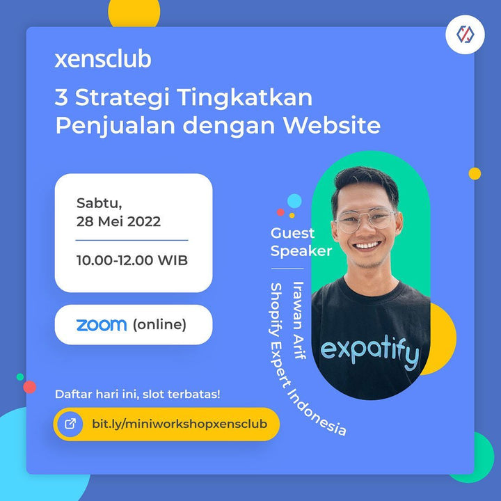 xensclub - 3 Strategi Tingkatkan Penjualan Dengan Website bersama Expatify.