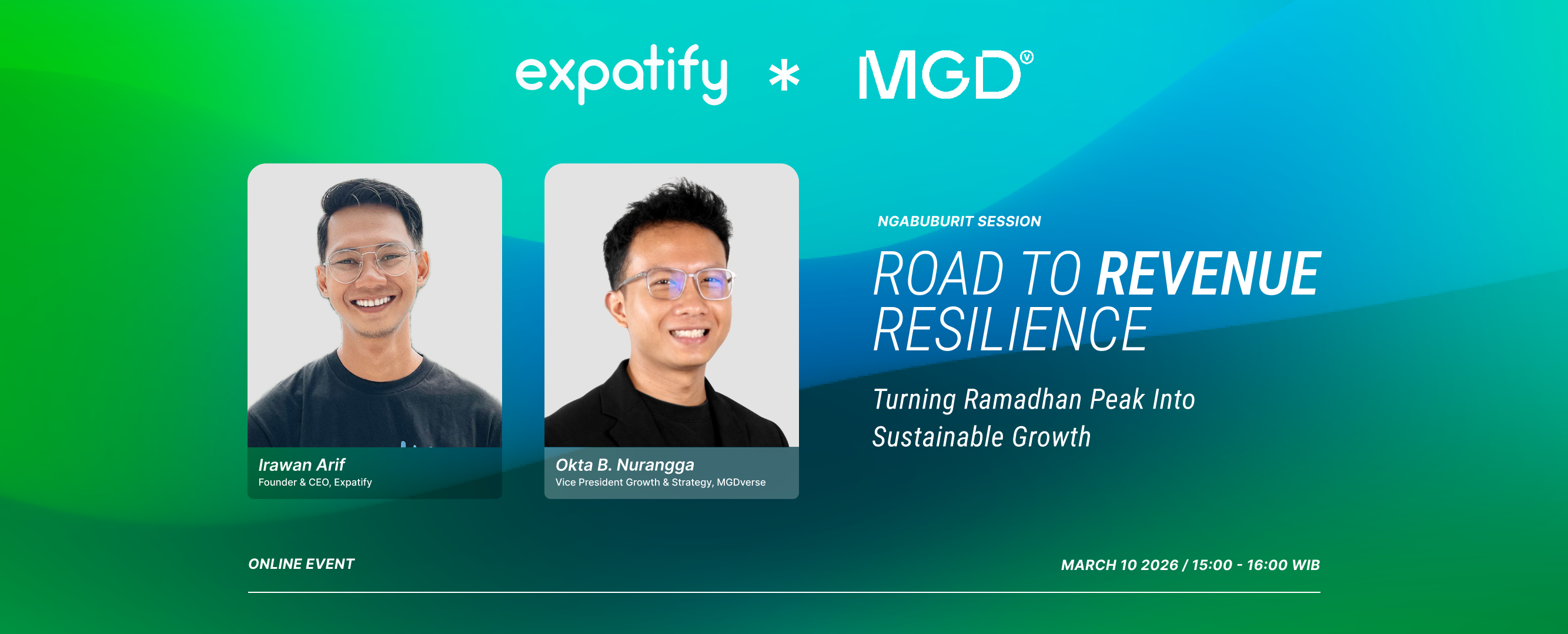 Expatify dan MGDverse Hadirkan Solusi "Road to Revenue Resilience" untuk Pertumbuhan Berkelanjutan Pasca-Ramadan