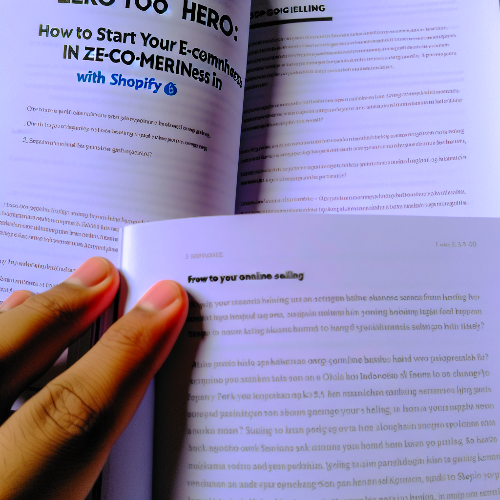 From Zero to Hero: How to Launch Your First E-commerce Business in Indonesia on Shopify.