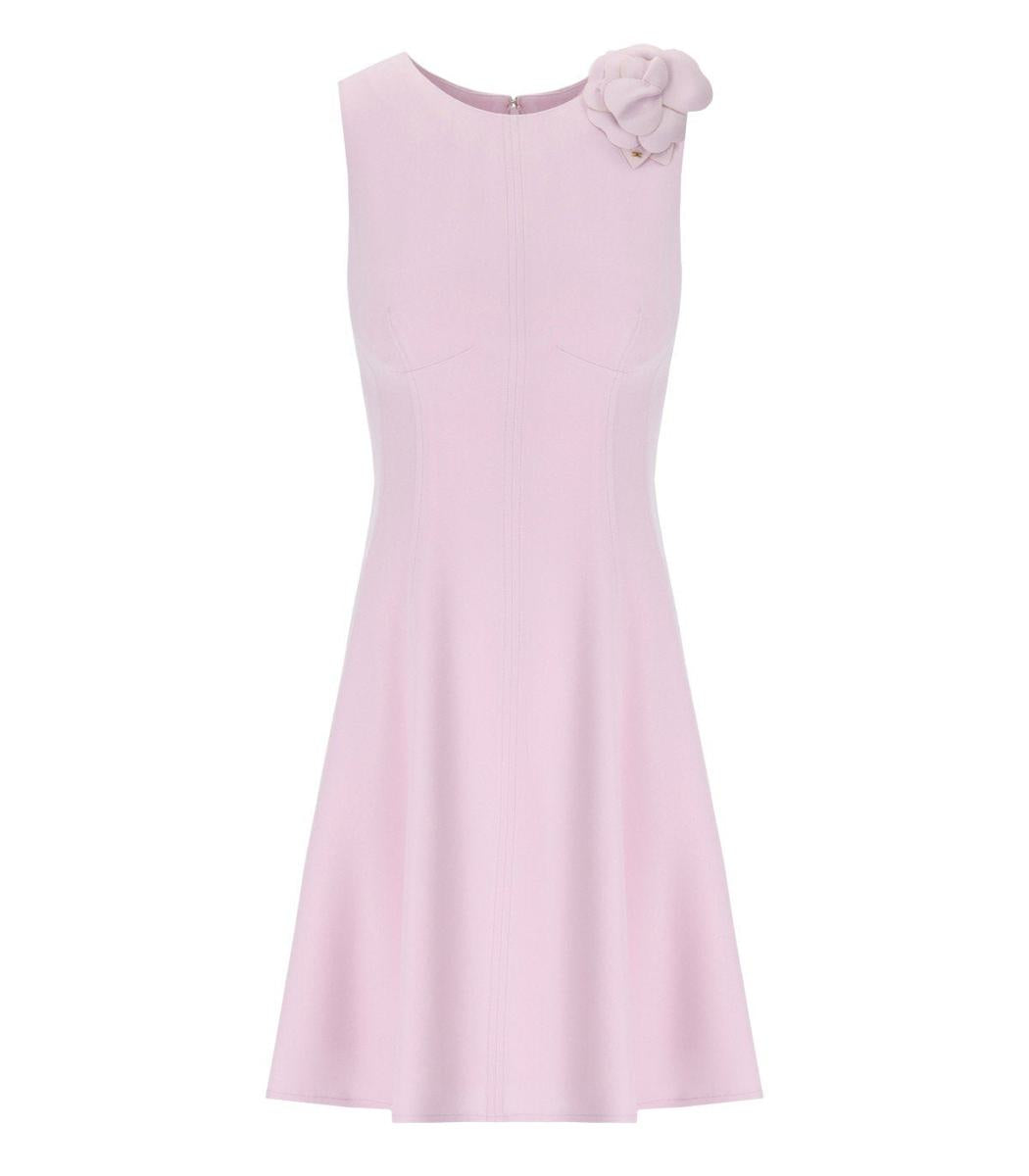 Elisabetta Franchi Quarzo Dress With Brooch